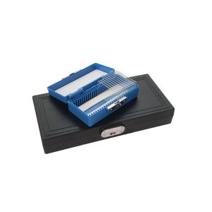 Pelco Geoslide Petrographic Box - caja para 25 slides petrogáficas